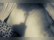 He smokes a cigarette and licks his lover's nipples 13/16