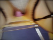 BDSM Kinky morning, trying the new Fucking Machine for the first time. Final Face Fuck Creampie. - 7/16