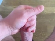 Когда решил поиграться со своим членом 