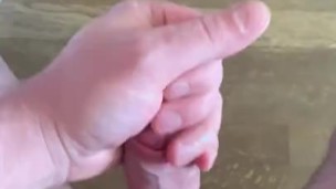Когда решил поиграться со своим членом 