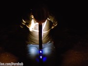 Kinky oral domination with rough blowjobs and ass licking on a private beach 4/16