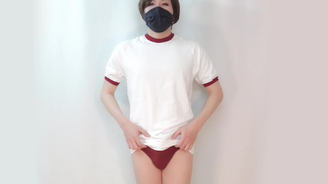 Femboy Wears Japanese Schoolgirl Sports Uniform and Rides on "Dildo" Exercise Ball! - RedTube