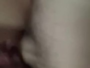 We had to be quiet my MIL was asleep in the couch outside our room 8/16