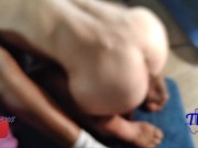 White American Black Dick Street Slut Sucking Black Nigerian Stranger BBC Cab Driver 2/16