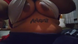 Tits spilling out