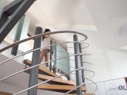 OLD4K Belle begins morning with shower and jumping on BFs old dick 5/16