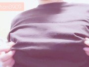 服の上から爪でカリカリ乳首オナニーしました 12/16