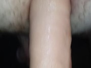 Pegging hubby deep with 12" strap on 12/16