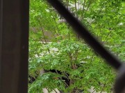 JusAgirl - EXHIBITIONIST Caught by security guard EXTREME RISKY masturbating on car in parking deck 11/16