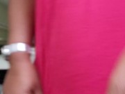 JusAgirl - EXHIBITIONIST Caught by security guard EXTREME RISKY masturbating on car in parking deck 13/16