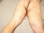 Femdom Mistress whips slaves ass and balls 10/16