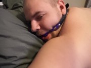 Femdom Mistress whips slaves ass and balls 14/16