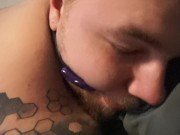 Femdom Mistress whips slaves ass and balls 5/16