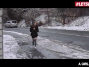 AGirlKnows - Jia Lissa Russian Redhead Seduced And Fucked By Lesbian Girlfriend - LETSDOEIT 1/16