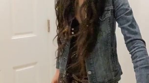 Undressing before a shower in air bnb 