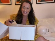 Leanne Crow is playing wine bottle on her enormous boobs 6/16