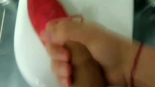  CUM AT WORK (risky sneak) 