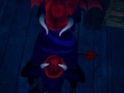 Three Lesbian Demon Having Night Fun