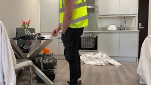 Essex Builder Wanking After Work Home Alone Part 1 of 3 @AlphaMaleXXL