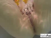 Nadia White takes a bath 3/16