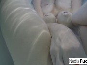 Nadia White takes a bath 6/16