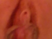 Fucking on top of cuckold hubby, gets rewarded creampie 15/16