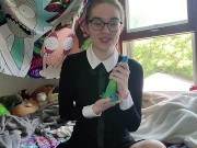 Roleplay: Religious School Girl Smokes and Shows You Her Strange Dildo - Izzy Hellbourne 5/16