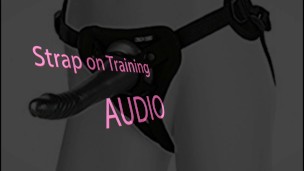 Strap on training Audio SUCK ME OFF SISSY BOI FAGGOT