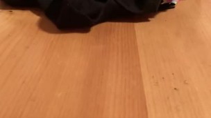 Vacuum sucks up shirt! 
