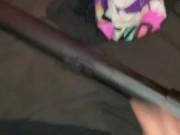 Vacuum sucks up 100 latex gloves then my shirts 🥵🤤