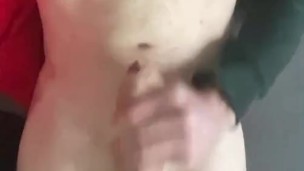 Big cock straight guy masturbates on the sofa until cumshot PART 3