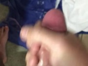 Jacking off Before shower  - Screenshot 13 of 16 - Massive Load