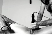 Tied up fucked hard - pussy torture, squirt, fisting, rough fuck, and big load onto her pussy 7/16