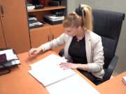 Perla Rubia and her secretary Cris Angelo be-porn for Maxxx Record 4/16