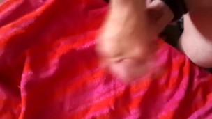 Home alone with hard orgasm!