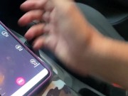 Best friend accepts challenge to go out with her vibrator on the street 1/16