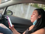 Best friend accepts challenge to go out with her vibrator on the street 14/16