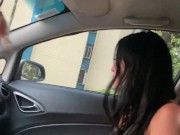 Best friend accepts challenge to go out with her vibrator on the street 9/16