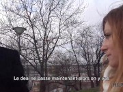 HUNT4K Chico enojado por dinero en efectivo permite a un cazador follar a su bella novia 4/16