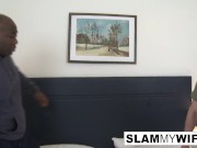 Cuck's wife takes a BBC in the ass 3/16