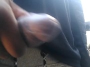 BBC huge cumshot solo outside