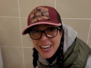 Sneaky SluT Uses UrinaL 1/16