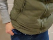 Sneaky SluT Uses UrinaL 13/16