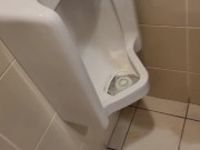 Sneaky SluT Uses UrinaL 14/16