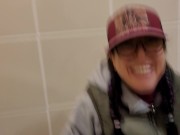 Sneaky SluT Uses UrinaL