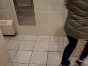 Sneaky SluT Uses UrinaL 16/16