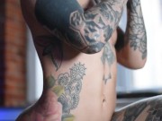 Fit girl trains naked and horny 🥵 1/16