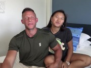 Hot Asian Teen Fucks A Muscle Daddy Like A Pro! 3/16