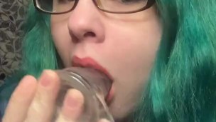 Dreamy Dryad Throats Clear Dildo