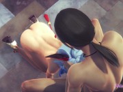 Genshin Impact Hentai - POV Ganyu sucks and gets fucked with creampie 7/16